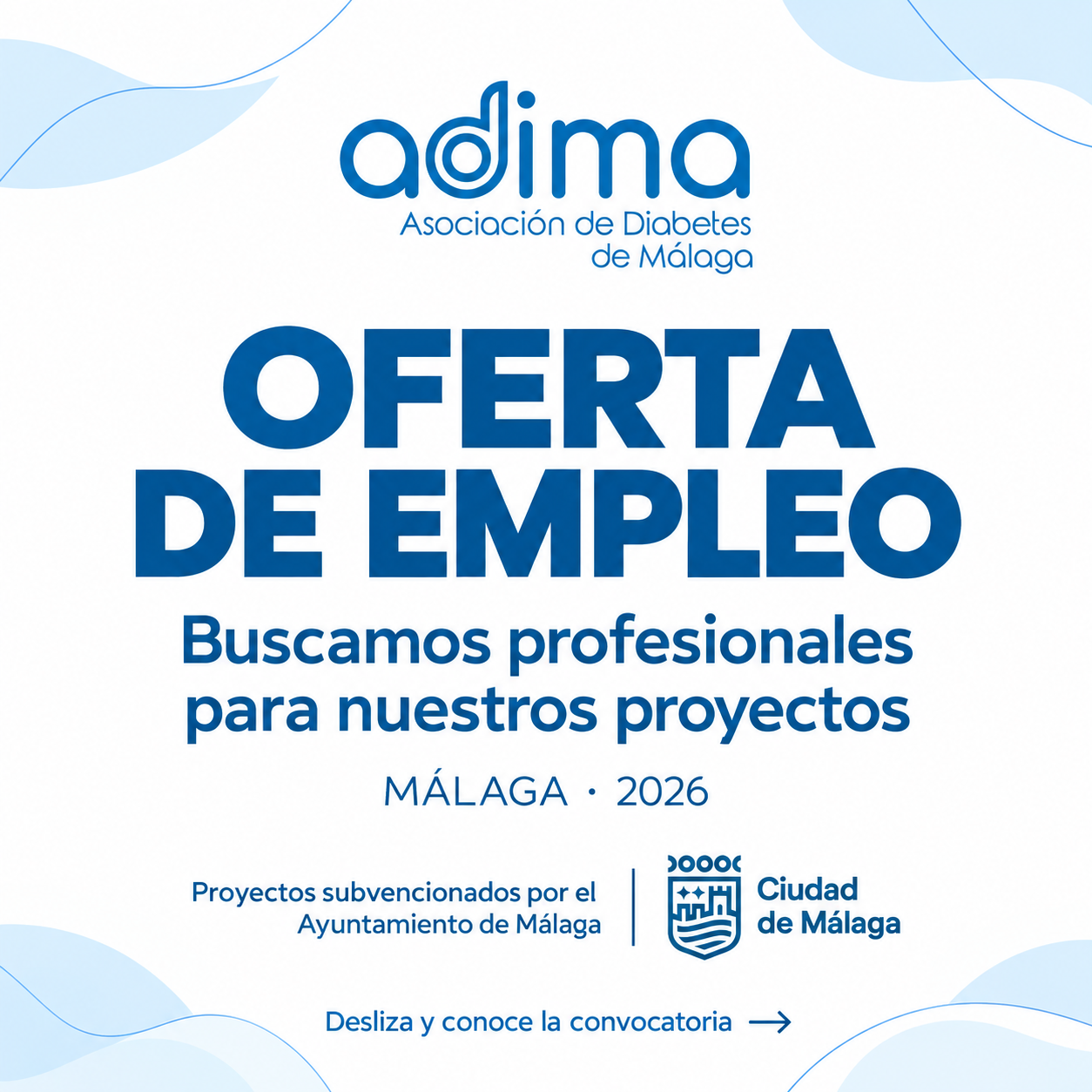 Abrimos nuestra bolsa de empleo: participa en los proyectos de ADIMA